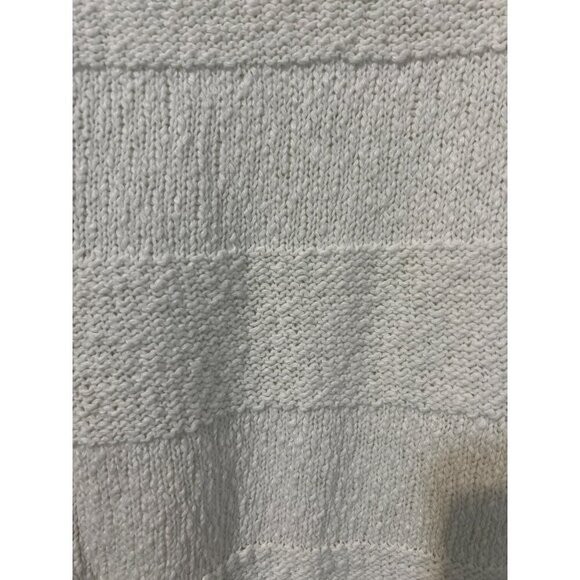 Hollister Sz L White Casual Coastal Beachy Long Sleeve Crew Neck Sweater Lightwe - Picture 7 of 8